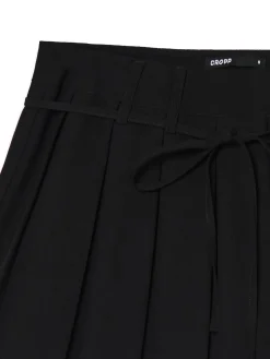 Cropp Spódnice*Czarna plisowana spódnica mini