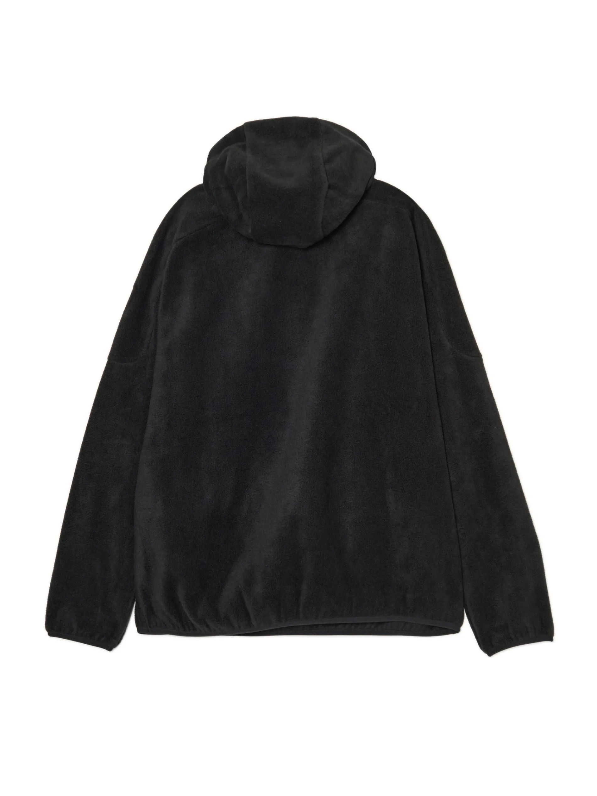 Cropp Bluzy*Czarna polarowa bluza z kapturem