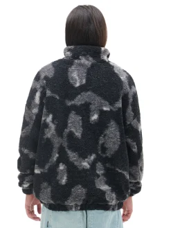 Cropp Bluzy*Czarna polarowa bluza ze stójką