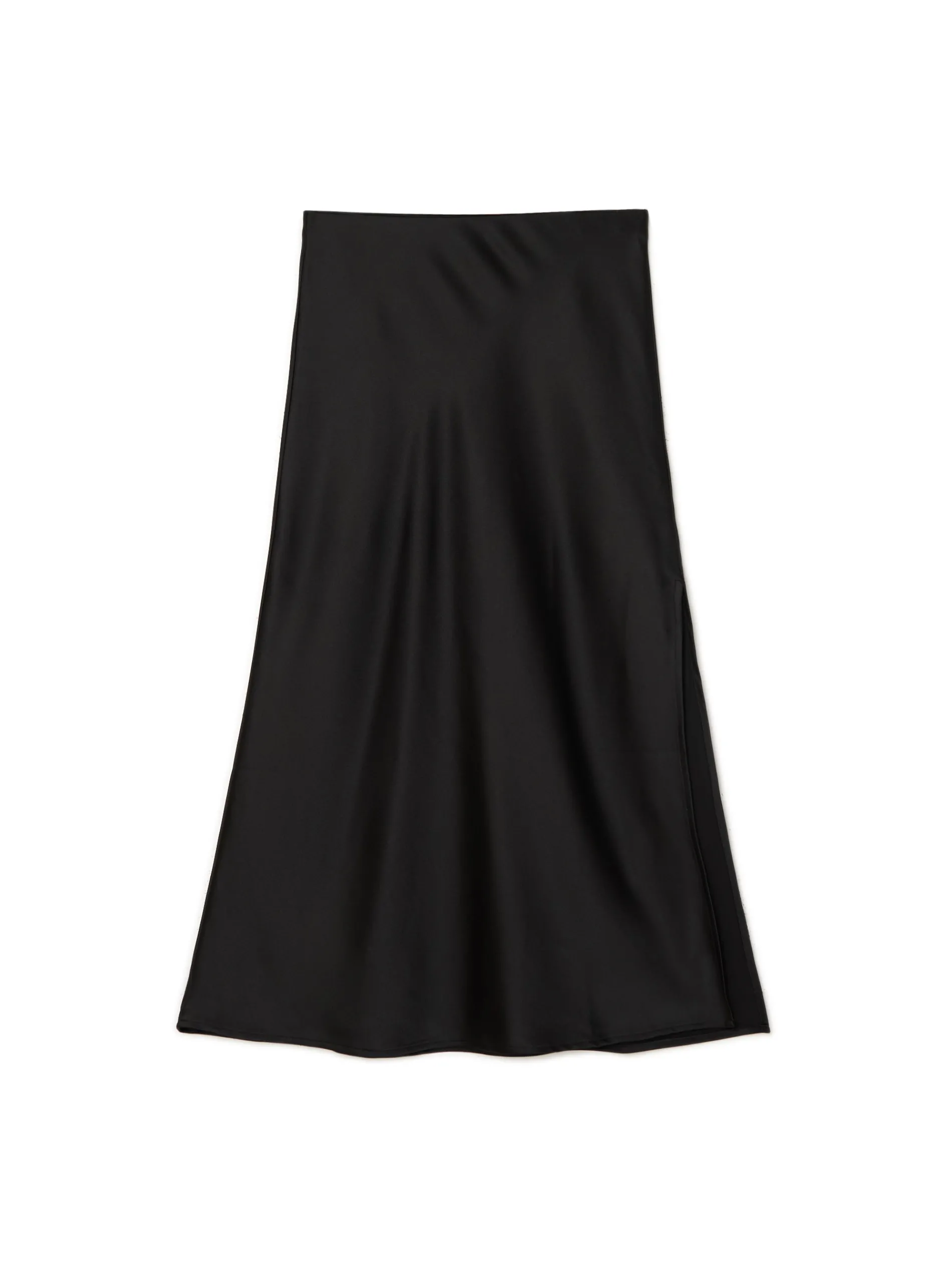 Cropp Spódnice*Czarna satynowa spódnica