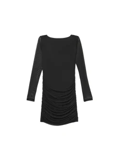 Cropp Sukienki, Kombinezony*Czarna sukienka mini