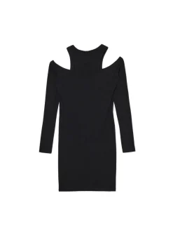 Cropp Sukienki, Kombinezony*Czarna sukienka mini z wycięciami