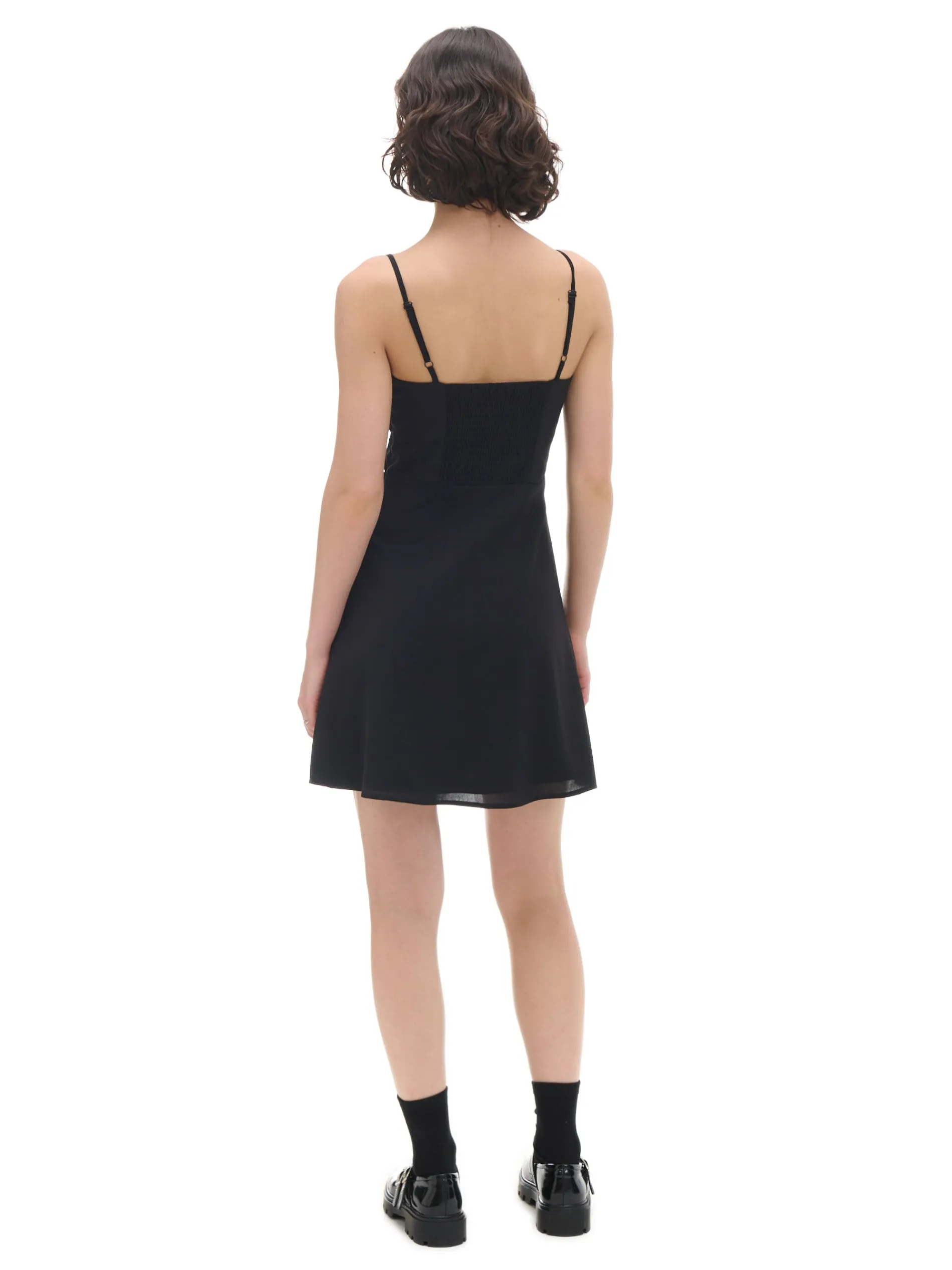 Cropp Sukienki, Kombinezony*Czarna sukienka z kokardką