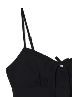 Cropp Sukienki, Kombinezony*Czarna sukienka z kokardką