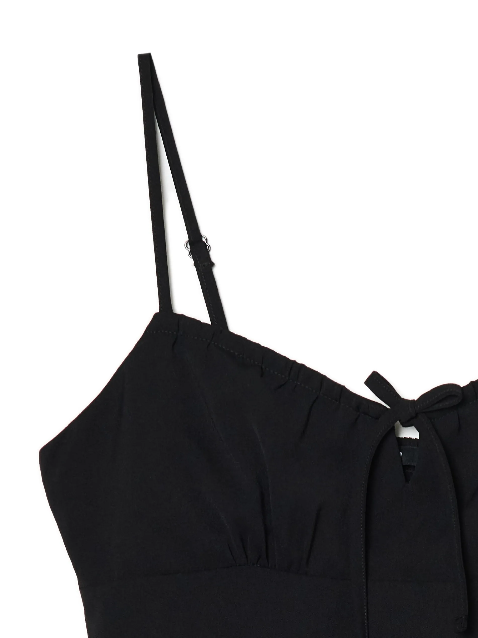 Cropp Sukienki, Kombinezony*Czarna sukienka z kokardką