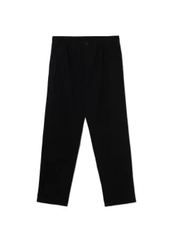 Cropp Spodnie*Czarne bawełniane spodnie loose