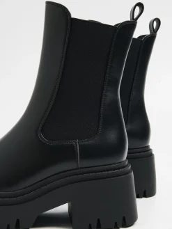 Cropp Botki, Trzewiki*Czarne botki chelsea