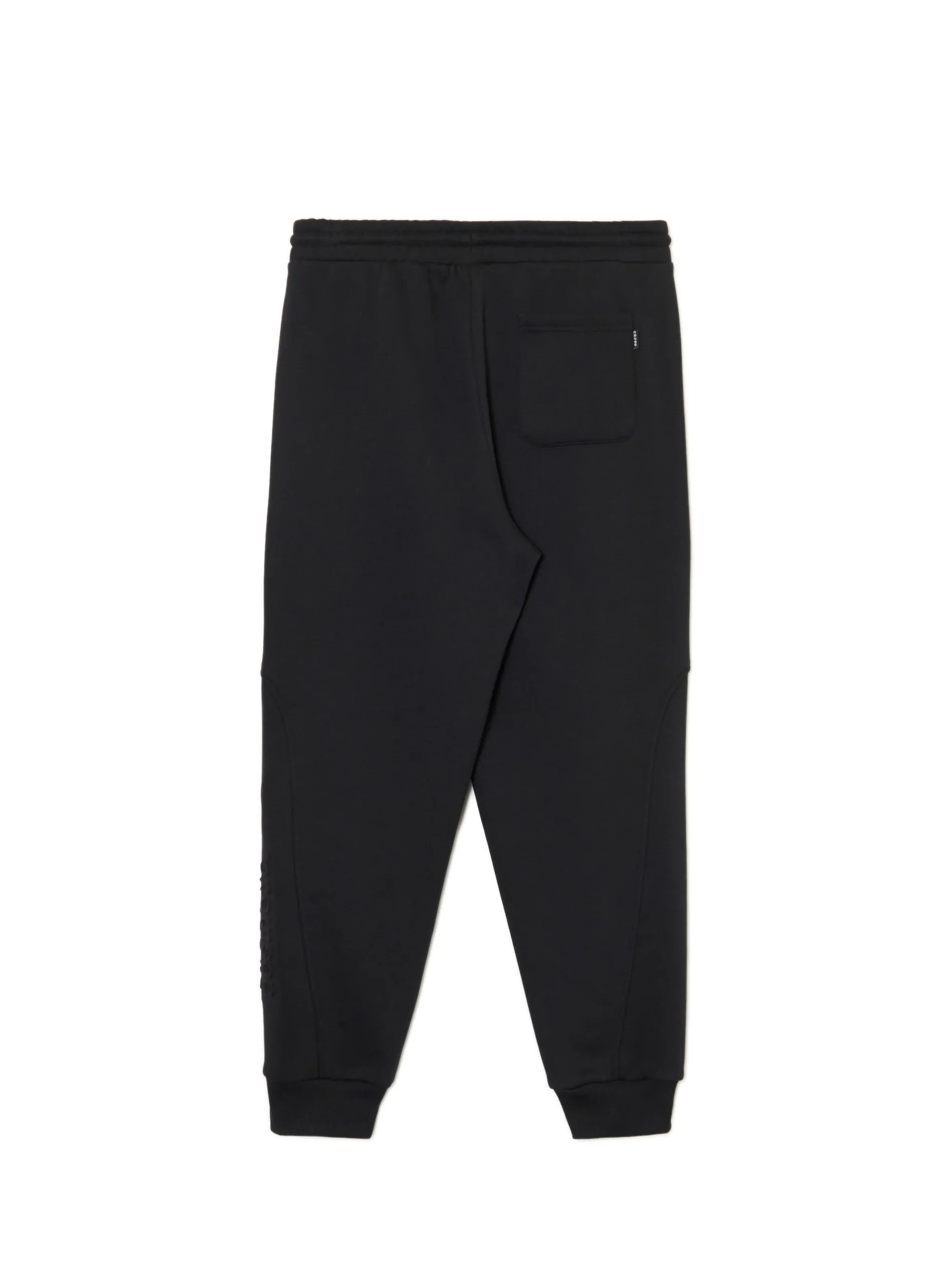 Cropp Spodnie*Czarne dresowe joggery z nadrukiem na nogawce