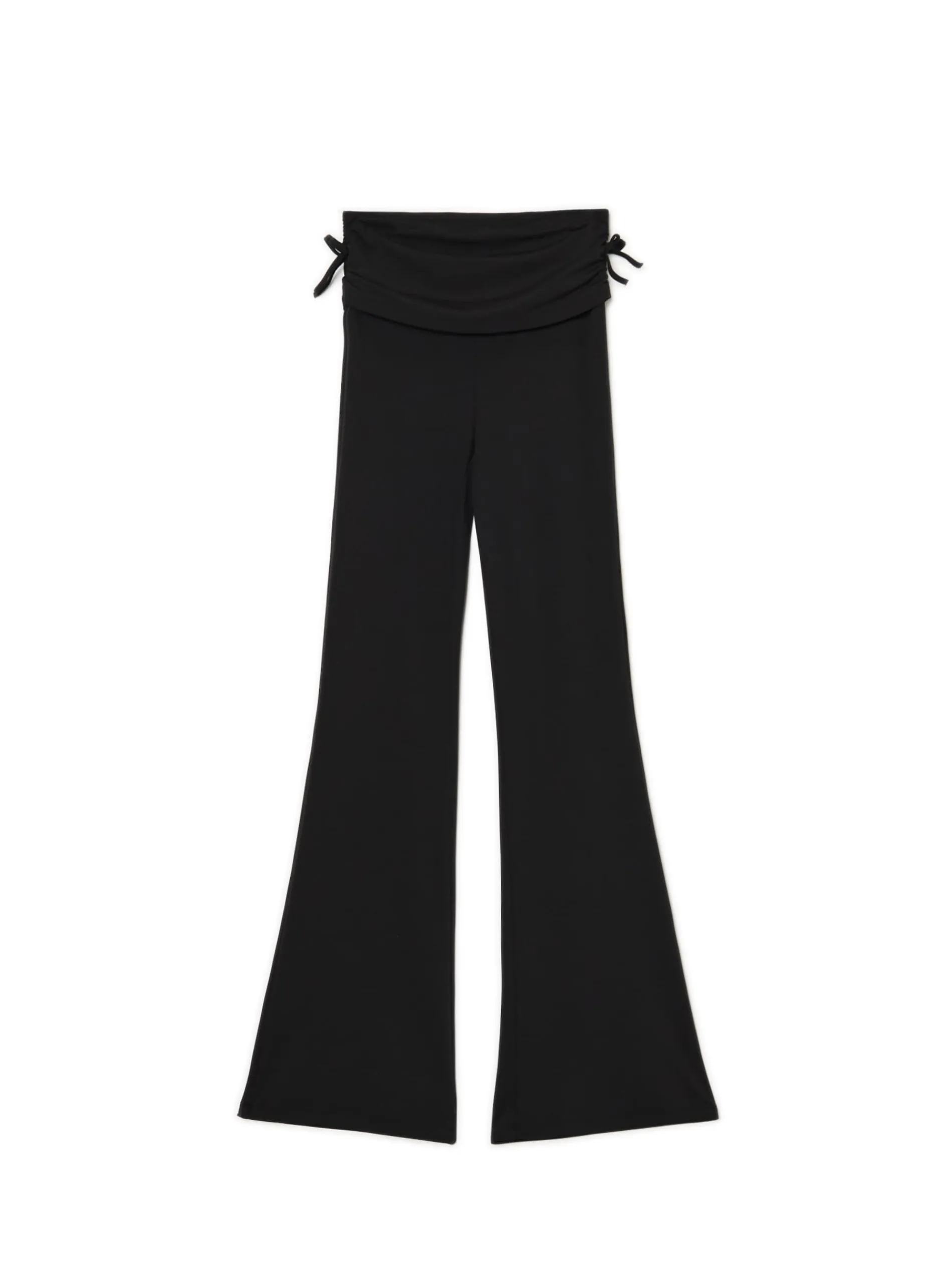 Cropp Spodnie|Sety*Czarne dresy z ozdobną zakładką