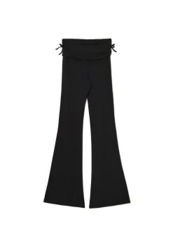 Cropp Spodnie|Sety*Czarne dresy z ozdobną zakładką