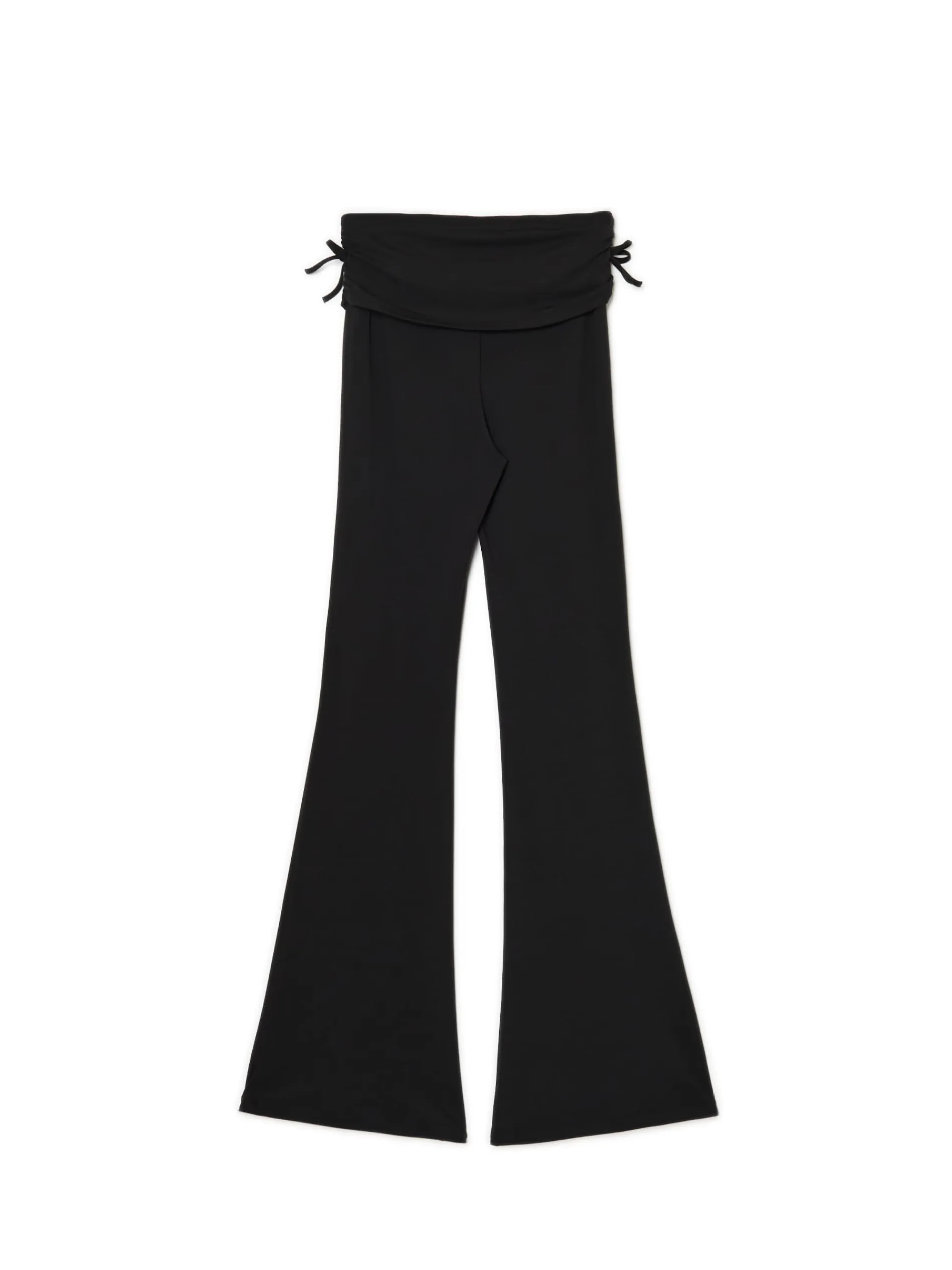 Cropp Spodnie|Sety*Czarne dresy z ozdobną zakładką