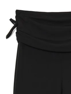 Cropp Spodnie|Sety*Czarne dresy z ozdobną zakładką