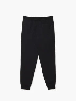 Cropp Spodnie*Czarne gładkie joggery regular