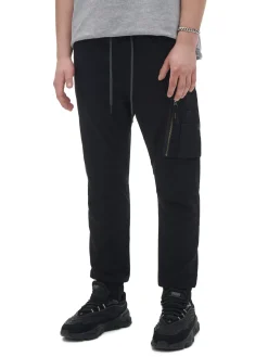 Cropp Jeansy*Czarne jeansowe joggery