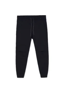 Cropp Jeansy*Czarne jeansowe joggery