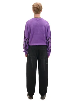 Cropp Jeansy|Baggy*Czarne jeansy baggy balloon