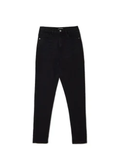Cropp Jeansy*Czarne jeansy mom slim