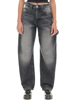 Cropp Jeansy*Czarne jeansy skater