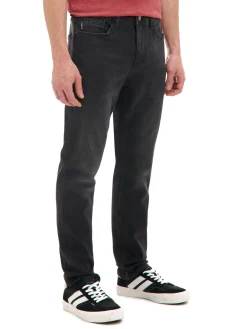 Cropp Jeansy*Czarne jeansy slim