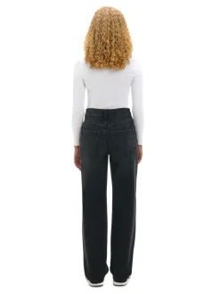 Cropp Jeansy*Czarne jeansy straight PETITE