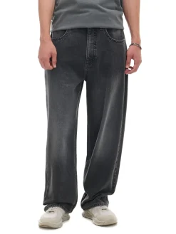 Cropp Jeansy|Baggy*Czarne jeansy super baggy