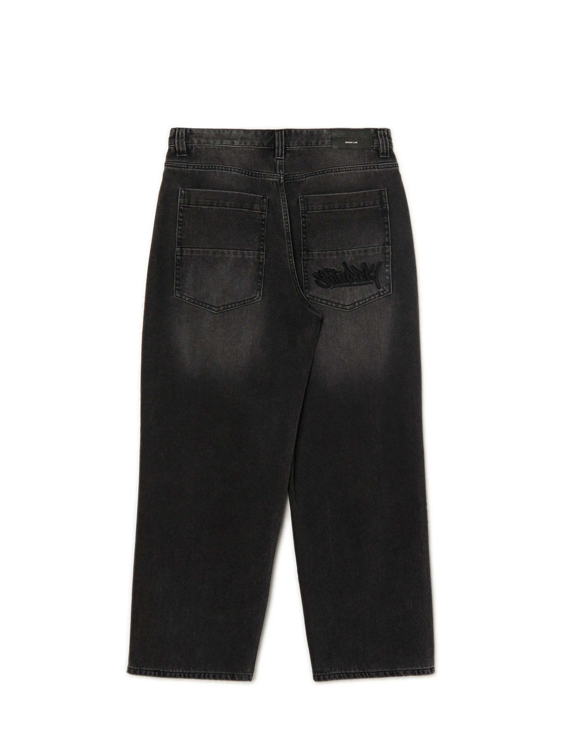 Cropp Jeansy|Baggy*Czarne jeansy super baggy