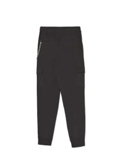 Cropp Spodnie*Czarne joggery cargo z łańcuchem