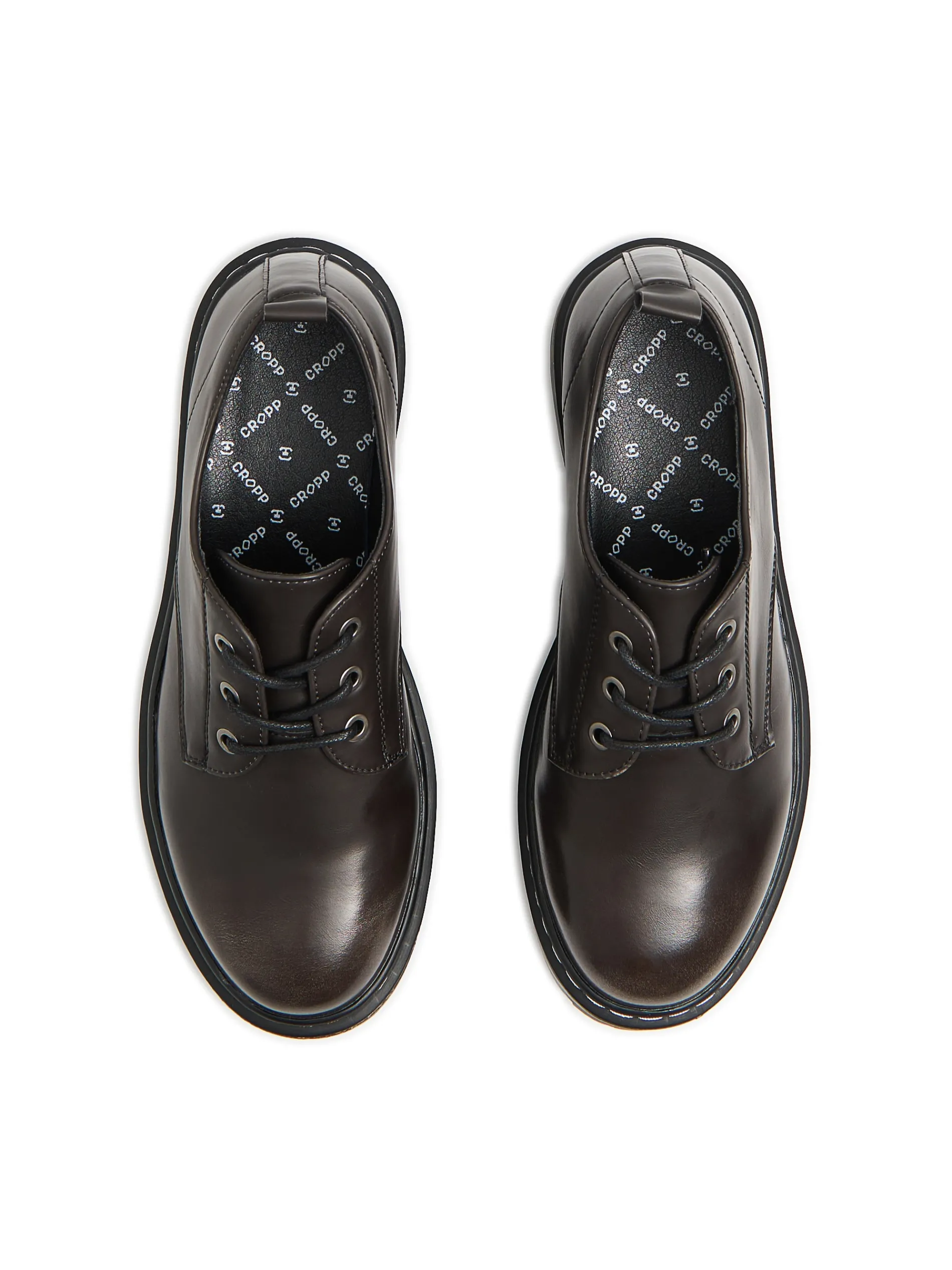 Cropp Półbuty*Czarne półbuty derby