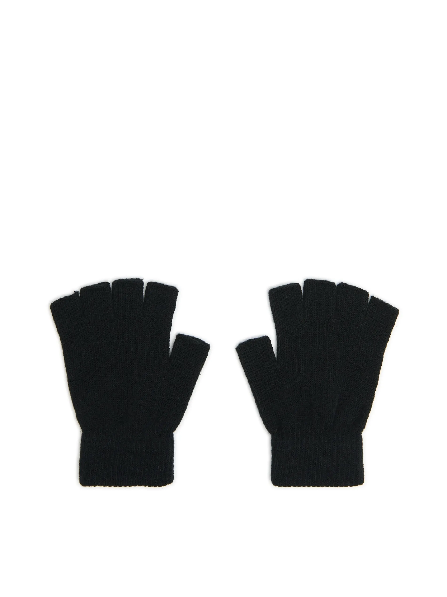 Cropp Rękawiczki*Czarne rękawiczki mitenki