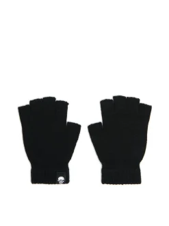 Cropp Rękawiczki*Czarne rękawiczki mitenki