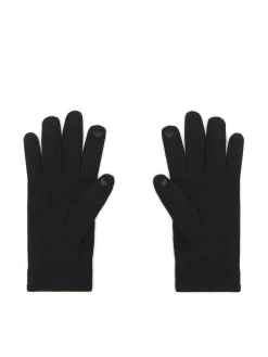 Cropp Rękawiczki*Czarne rękawiczki z haftem