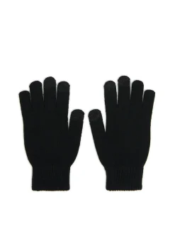 Cropp Rękawiczki*Czarne rękawiczki z nadrukiem kości