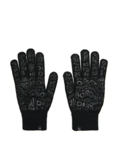 Cropp Rękawiczki*Czarne rękawiczki z napisami