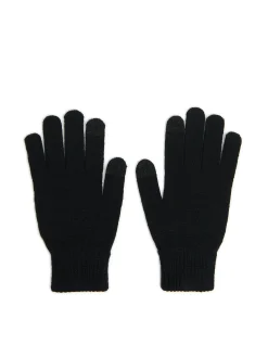 Cropp Rękawiczki*Czarne rękawiczki z napisami