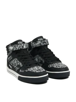 Cropp Sneakersy|Za Kostkę*Czarne sneakersy z komiksowym nadrukiem