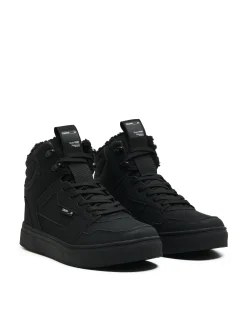 Cropp Sneakersy|Za Kostkę*Czarne sneakersy ze sztucznym barankiem