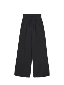 Cropp Spodnie|Sety*Czarne spodnie baggy z wysokim stanem