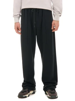 Cropp Spodnie*Czarne spodnie dresowe z zatrzaskami