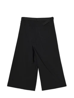 Cropp Spodnie*Czarne spodnie kuloty z wiskozą