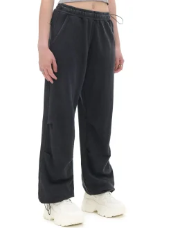 Cropp Spodnie*Czarne spodnie parachute