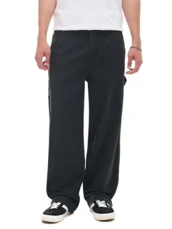 Cropp Baggy|Spodnie*Czarne spodnie wide leg