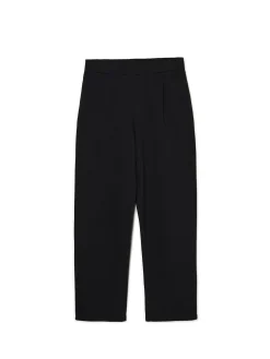 Cropp Spodnie*Czarne spodnie z dżerseju