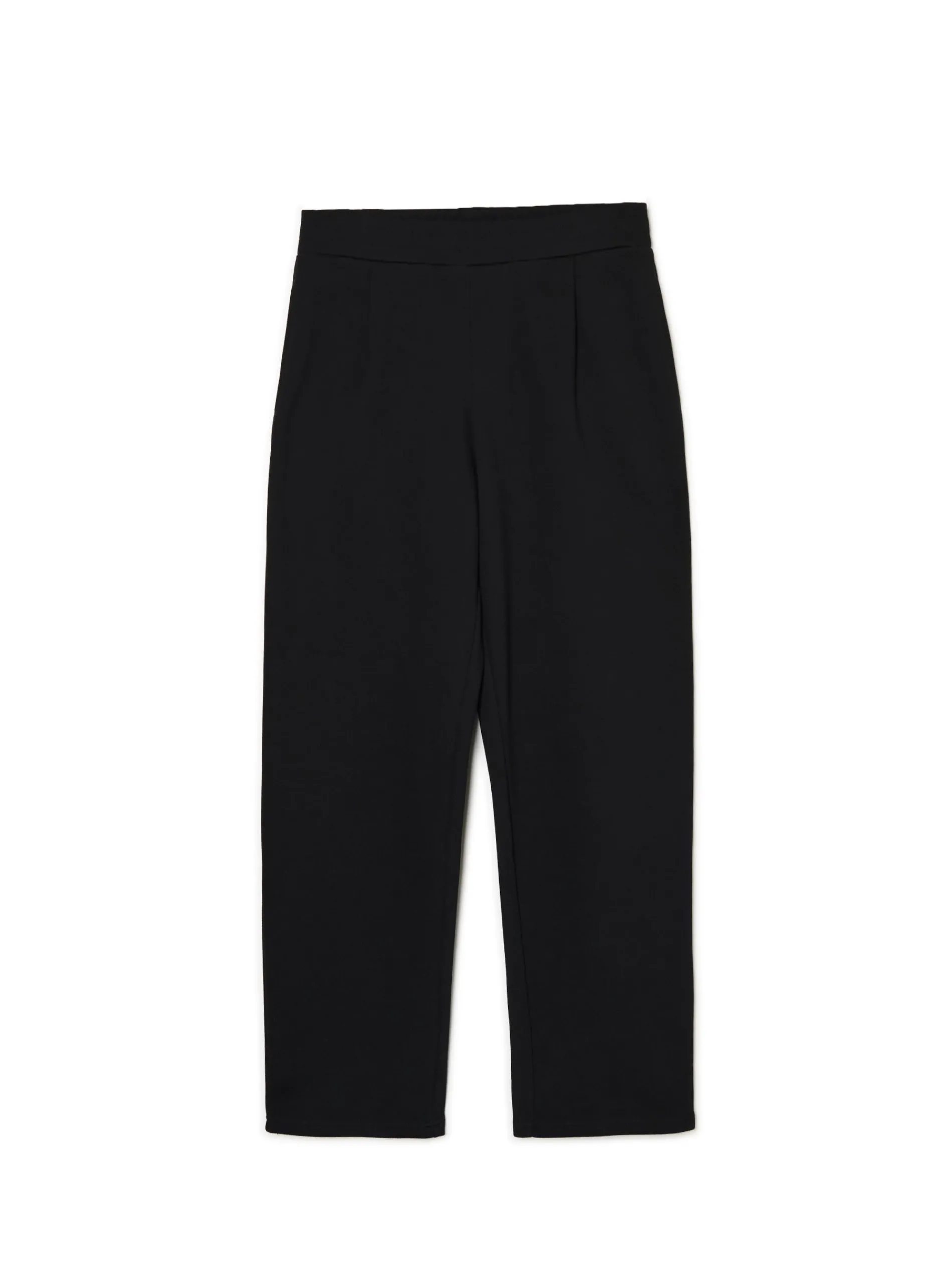 Cropp Spodnie*Czarne spodnie z dżerseju