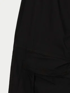 Cropp Spodnie*Czarne spodnie z kieszeniami cargo