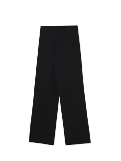 Cropp Spodnie*Czarne spodnie z wysokim stanem