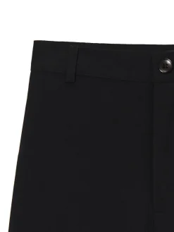 Cropp Spodnie*Czarne spodnie z wysokim stanem