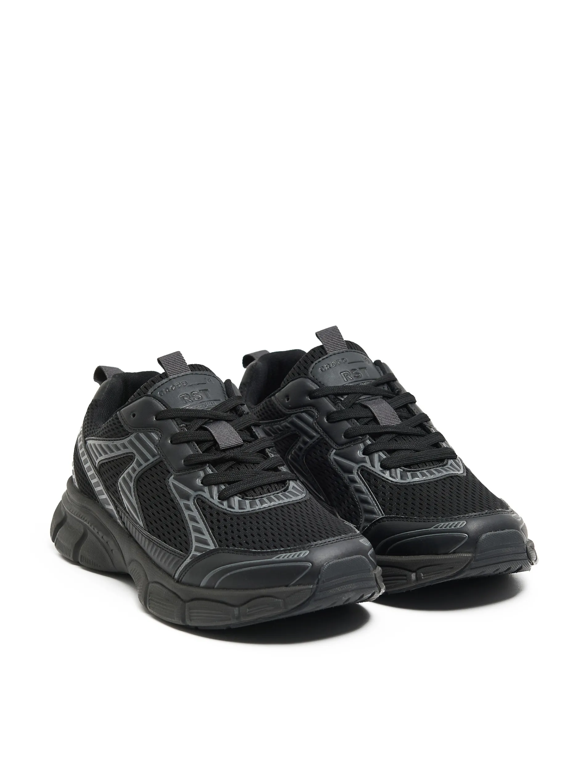 Cropp Sneakersy*Czarne sportowe sneakersy