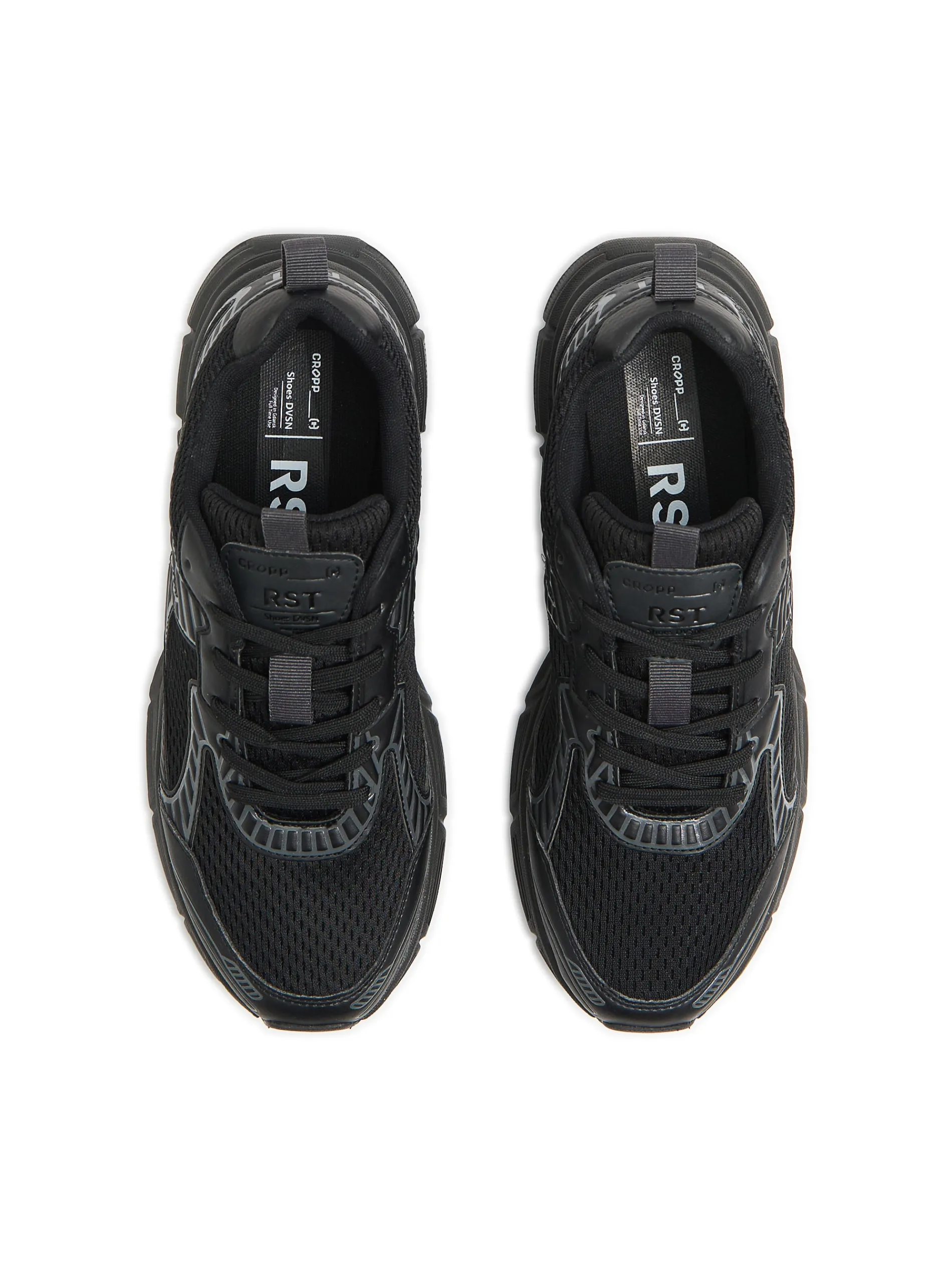 Cropp Sneakersy*Czarne sportowe sneakersy