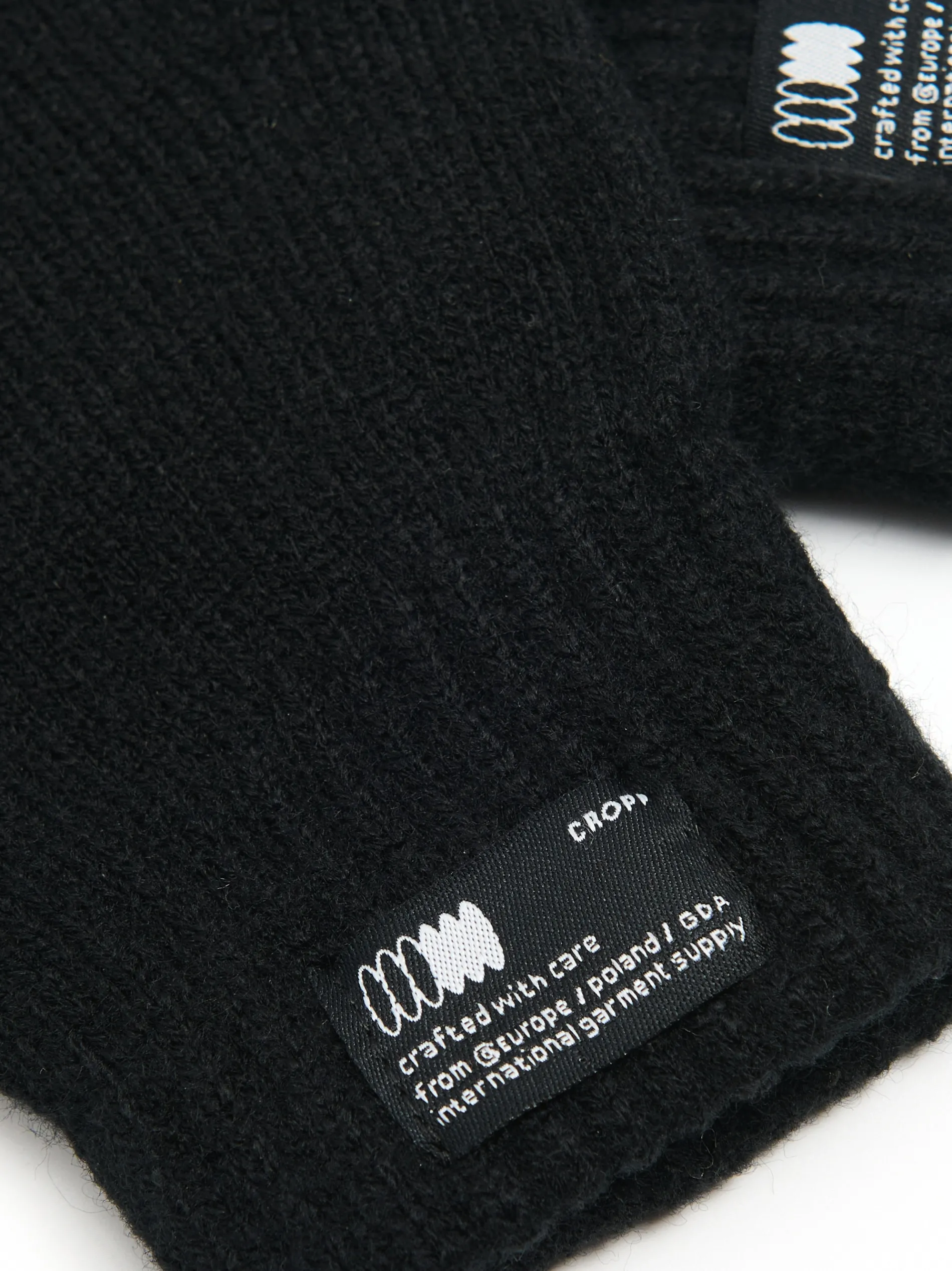 Cropp Rękawiczki|Basic*Czarne zimowe rękawiczki