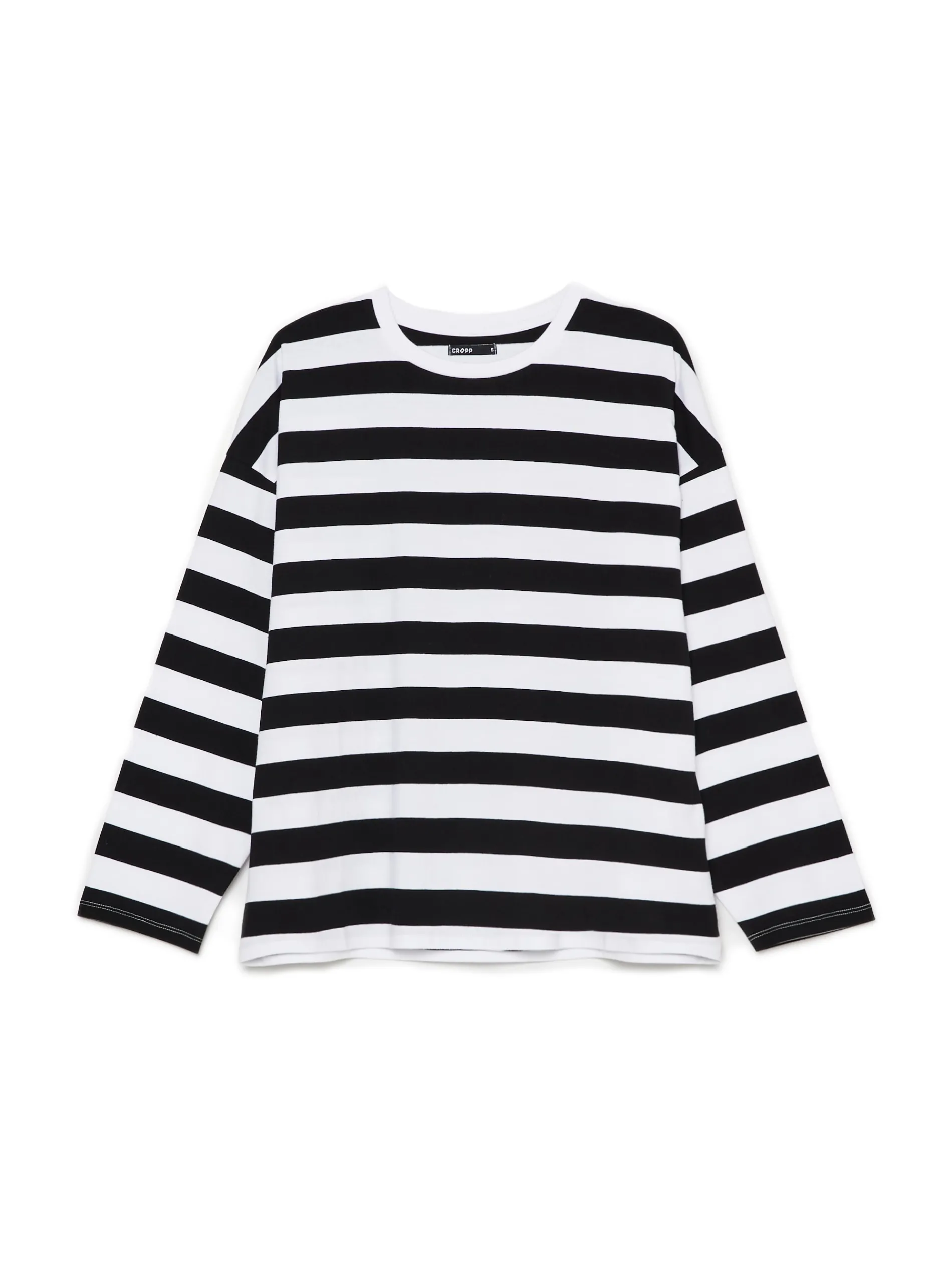 Cropp Unisex|Unisex*Czarno-biała bluzka w paski UNISEX